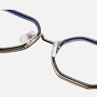 Metal eyeglasses for reading V6026 with blue ray cut protection, diopters from 0.00 to -6.00, not centered