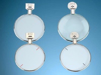 Линзы стигматические в металлическом ободке