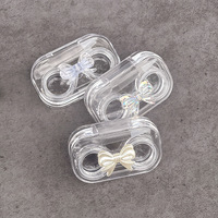 Мини-набор для мягких контактных линз XF206透明蝴蝶结