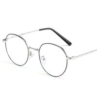Metal glasses with blue light and UV protection 9804-GT