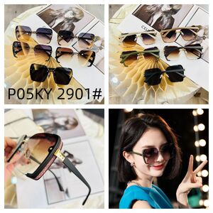 Polarized metal + TR90 sunglasses P05KY 2901