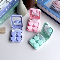 Soft contact lens XY5052莲花熊兔女孩