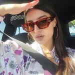 Plastic sunglasses in the shape of a cat's eye Elit 9251-EL