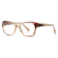 Plastic TR90 frame for glasses with Blue Ray Cut protection and spring hinges More LS006