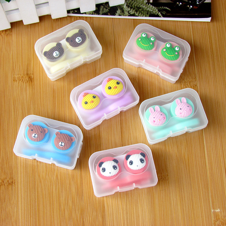 Mini set for a soft contact lens (Kits for contact lenses) S6PPCartoon