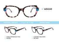 Plastic acetate eyeglasses frame for women WD4249