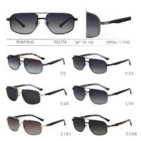 Polarized metal sunglasses for men Romonis PS2174-R
