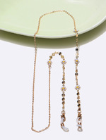 Набор из двух цепочек для очков с очками и прямоугольниками GL1355