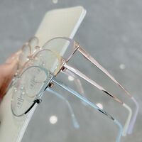 Combined frame (metal + TR90) with Blue Ray Cut protection lenses and flex MAMO S11508