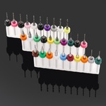 Набор сверл из вольфрамовой стали с цилиндрическими хвостовиками, Ø0.1-3 мм