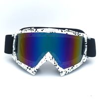 Safety shockproof sports goggles 风镜-X600-白黑点