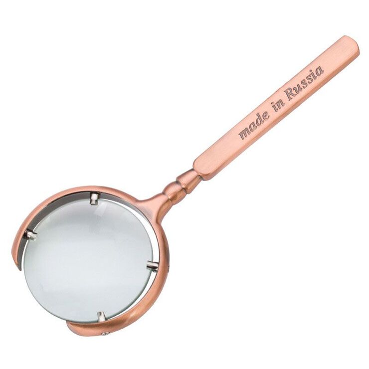 Magnifier, magnifying glass with handle 1110C-XX, diameter: 60 mm, magnification: 8X