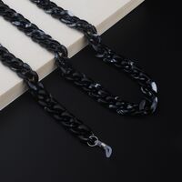 Acrylic non-slip chain, with 12 colors, for glasses and masks GB039