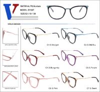 Оправа пластиковая из ацетата TR90 + металл с флексом D1507-DA