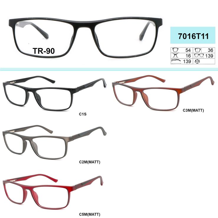 Оправы пластиковые из материала TR-90 (гриламид) GR7016T11