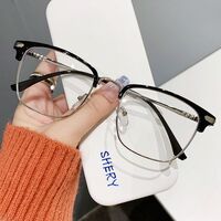 Очки гибридные, металл + TR90, с защитой от синего света Blue Block FENQI F9314