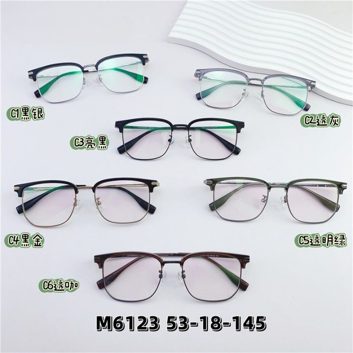 Оправа гибридная, титан + TR90 SANTA M6123