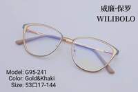 Оправа металлическая ультратонкая, с флексом Wilibolo G95-241