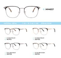 Metal men's frame for glasses MM4037