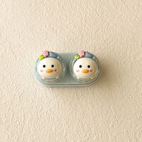 Мини-набор для мягких контактных линз выдвижной W-CT29头戴粉花