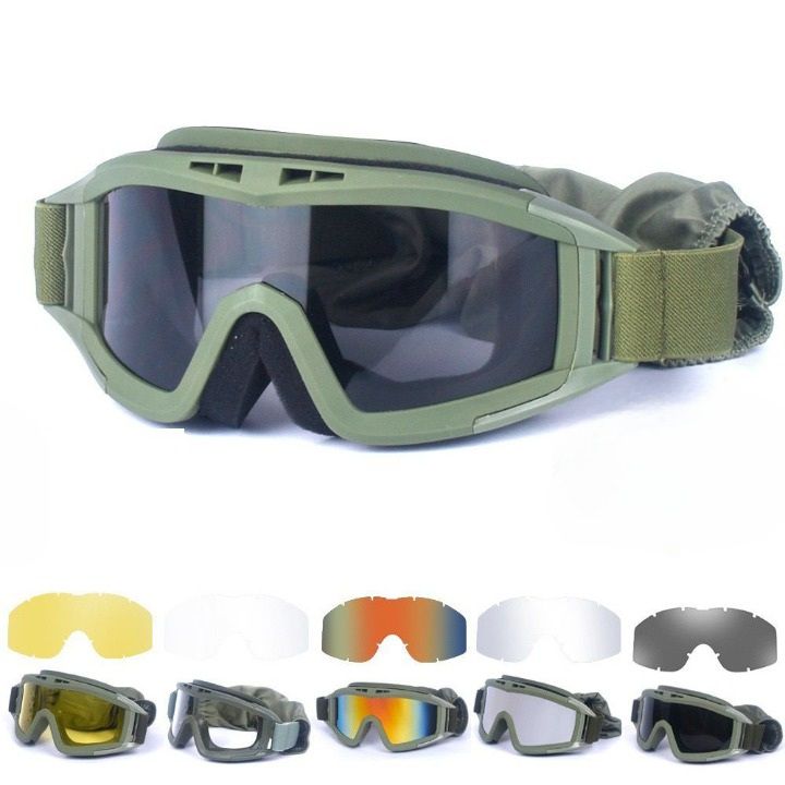Safety shockproof tactical fog-proof goggles 蝗虫大集合-DX