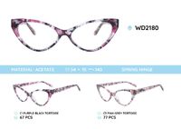 Plastic frames for glasses acetate material WD2180