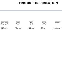 Hibrid, metal + TR90, Blue Block glasses with blue light protection FENQI K002(8656)