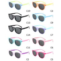 Polarized silicone sunglasses with UV400 protection for kids T18003