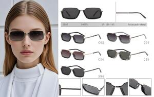 Polarized metal sunglasses for women Leke LK34035