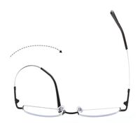 Nylor metal eyeglasses for distance V6055 Blue ray cut and memory effect, diopters from 0.00 to -6.00, PD62-64