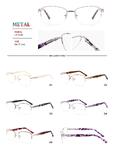 Nylor metal frames for glasses with spring hinges Big City LF1609