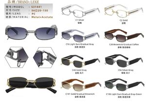 Polarized metal sunglasses Leke L31441PC