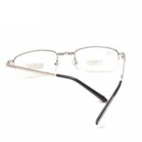 Folding nylor metal reading glasses 8851 with Blue ray cut protection with case, diopters from +1.00 to +4.00, RMC=62-64
