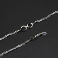 Metal non-slip chain, with crystal, for glasses and masks GL685