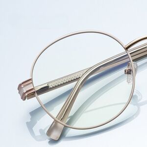 Metal Blue Blocker glasses frame with UV and blue light protection lenses More FCS3137