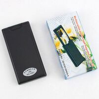 Folding magnifier with universal backlight 9581-XX, dimensions: 60*32 mm, ⌀9 mm. Magnification: 2,5Х, 45Х