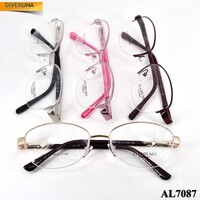 Metal eyeglass frame, material steel Allmilmo AL7087