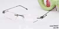 Rimless metal frames for glasses DIVERONA DV017