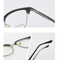 Combined frame (metal + TR90) or glasses with blue light protection, with spring hinges FA87127