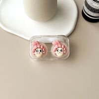 Mini soft contact lens kit retractable W806-04长发人头