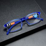 Plastic glasses for reading, with Blue ray cut protection and flex hinges, automatic diopters +1.00-6.00, RMC=62-64, KY2828变焦老花