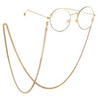 Metal non-slip chain, flat snake, for glasses and masks GL186