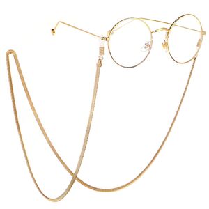 Metal non-slip chain, flat snake, for glasses and masks GL186
