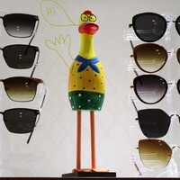 Набор декоративных гусей ручной росписи из 2 штук