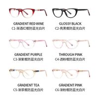 Очки пластиковые TR90 с защитой от синего света 6004-GT