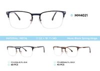 Оправа для очков металлическая мужская полуободковая MM4021