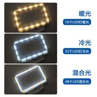 Tabletop magnifying glass with backlight and neck suspension 6288-XX, magnification: 5X