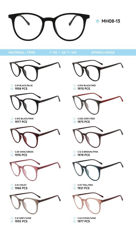 TR90 plastic frame for glasses MH08-13