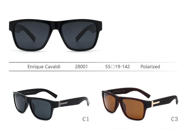 Polarized plastic sunglasses Enrique Cavaldi EC28001