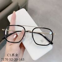 Оправа гибридная, металл + TR90, линзы с Blue Block покрытием SANTA 7170